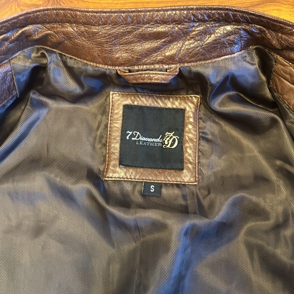 7 Diamonds men’s leather jacket - Picture 2 of 7